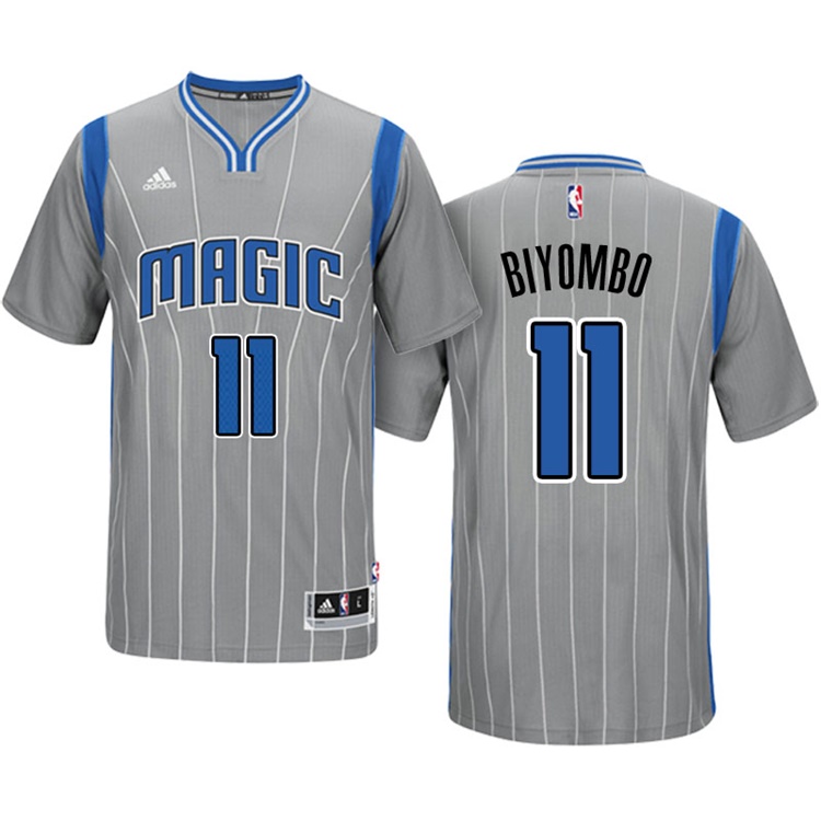 Bismack Biyombo Orlando Magic #11 Gray Pride Short Sleeved Swingman Jersey Bismack Biyombo Orlando Magic #11 Gray Pride Short Sleeved Swingman Jersey
