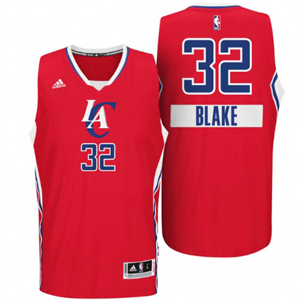 Blake Griffin Los Angeles Clippers #32 2014 Christmas Day Big Logo Swingman Red Jersey