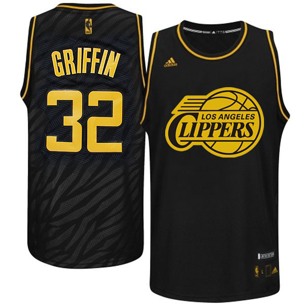 Blake Griffin Los Angeles Clippers #32 Precious Metals Fashion Swingman Limited Edition Black Jersey