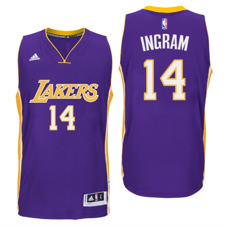 Brandon Ingram Los Angeles Lakers #14 2016 NBA Draft Road Purple Jersey Brandon Ingram Los Angeles Lakers #14 2016 NBA Draft Road Purple Jersey