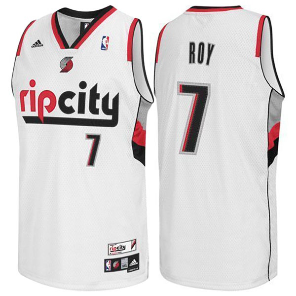 Brandon Roy Portland Trail Blazers #7 Rip City Swingman White Jersey
