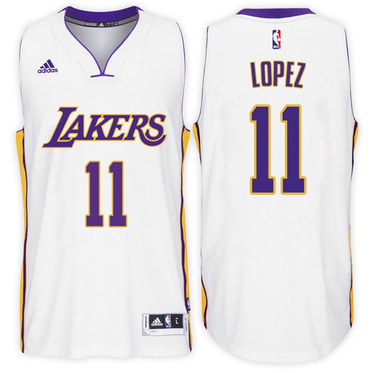 Brook Lopez Los Angeles Lakers #11 Alternate White New Swingman Jersey