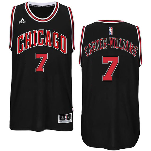 2016-17 Season Michael Carter-Williams Chicago Bulls #7 New Swingman Alternate Black Jersey