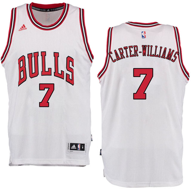 2016-17 Season Michael Carter-Williams Chicago Bulls #7 New Swingman Home White Jersey 2016-17 Season Michael Carter-Williams Chicago Bulls #7 New Swingman Home White Jersey