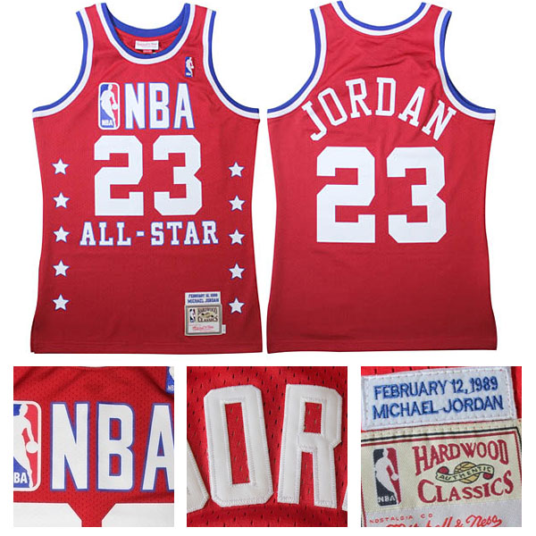 Chicago Bulls #23 Michael Jordan All Star Hardwood Classic Red Jersey Chicago Bulls #23 Michael Jordan All Star Hardwood Classic Red Jersey
