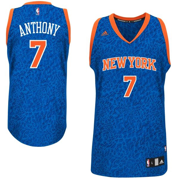 Carmelo Anthony New York Knicks #7 Crazy Light Leopard Swingman Jersey Carmelo Anthony New York Knicks #7 Crazy Light Leopard Swingman Jersey