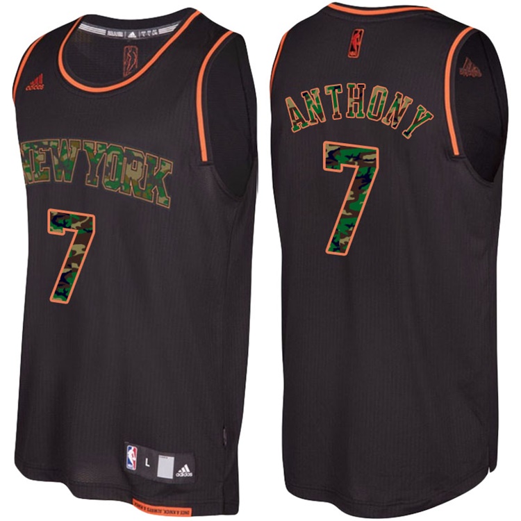 Carmelo Anthony New York Knicks #7 Black Camo Fashio Swingman Jersey Carmelo Anthony New York Knicks #7 Black Camo Fashio Swingman Jersey
