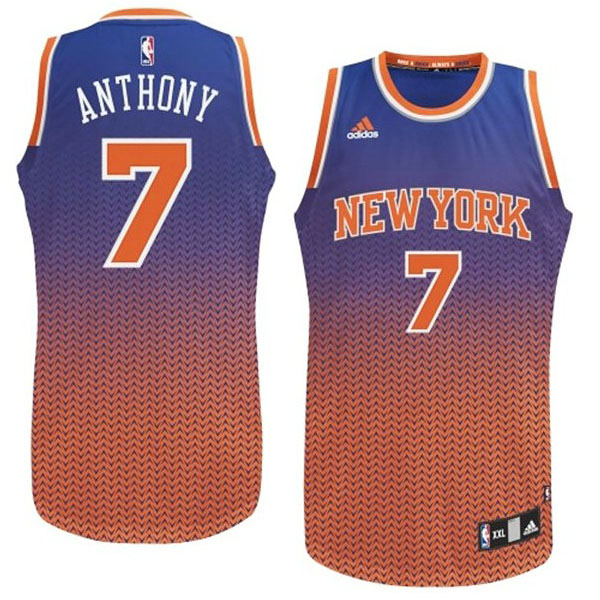 Carmelo Anthony New York Knicks #7 New Resonate Fashion Swingman Jersey Carmelo Anthony New York Knicks #7 New Resonate Fashion Swingman Jersey