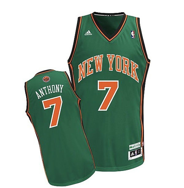 Carmelo Anthony New York Knicks #7 St.Patrick's Day Swingman Jersey Carmelo Anthony New York Knicks #7 St.Patrick's Day Swingman Jersey