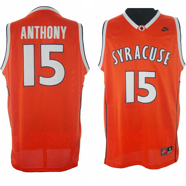 Carmelo Anthony Syracuse #15 Swingman Orange Jersey