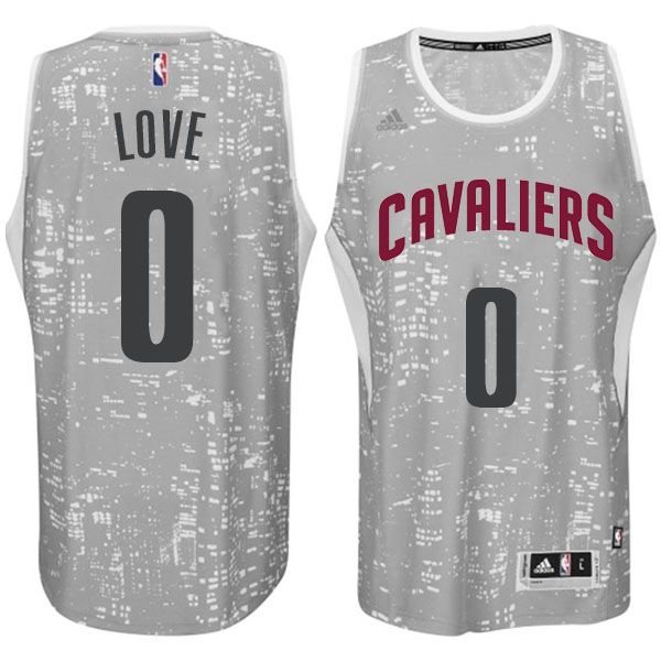 Cleveland Cavaliers #0 Kevin Love City Lights Gray Swingman Jersey Cleveland Cavaliers #0 Kevin Love City Lights Gray Swingman Jersey
