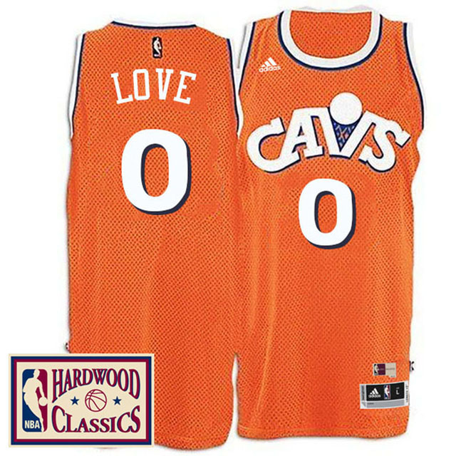 2016-17 Season Cleveland Cavaliers #0 Hardwood Classics Throwback Orange Jersey Kevin Love 2016-17 Season Cleveland Cavaliers #0 Hardwood Classics Throwback Orange Jersey Kevin Love