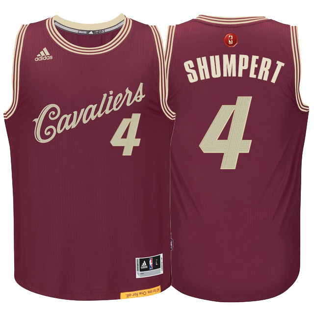 NBA 2015-16 Season Cleveland Cavaliers #4 Iman Shumpert Christmas Day Red Jersey
