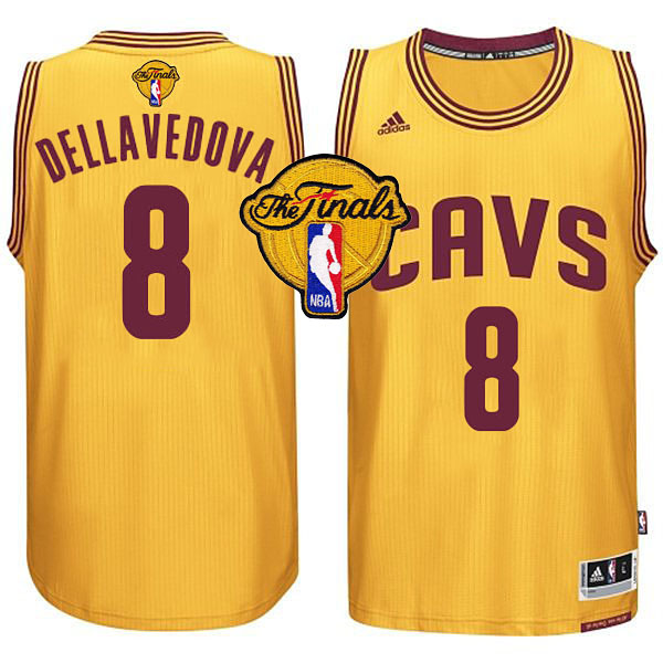 NBA 2015 Finals Cavaliers Matthew Dellavedova New Swingman Gold Jersey