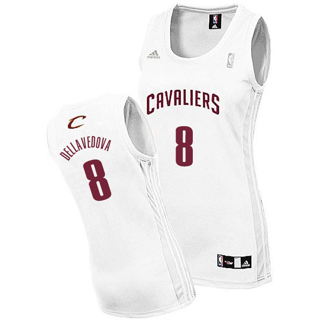 Women's Matthew Dellavedova Cleveland Cavaliers #8 White Jersey