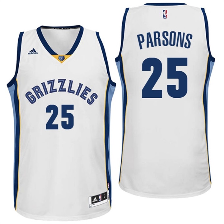 Chandler Parsons Memphis Grizzlies New Swingman White Home Jersey