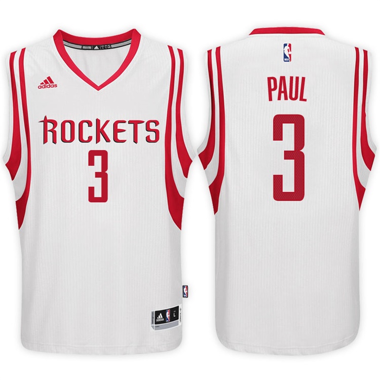 Chris Paul Houston Rockets #3 Home White New Swingman Jersey Chris Paul Houston Rockets #3 Home White New Swingman Jersey