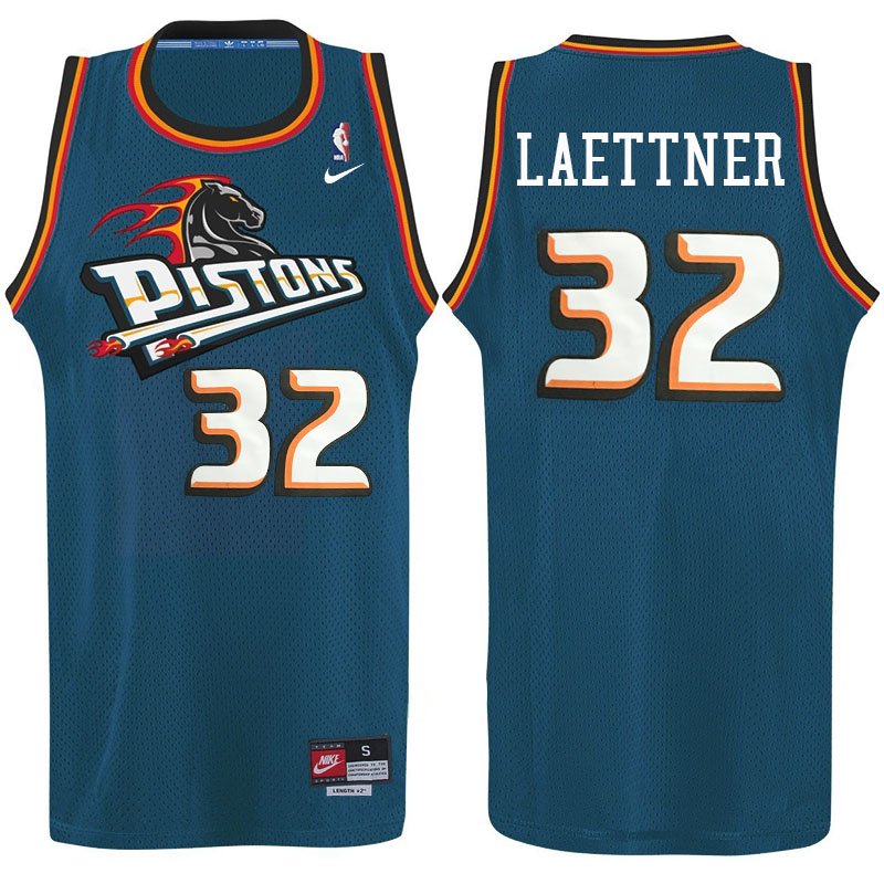 Christian Laettner Detroit Pistons #32 Soul Teal Swingman Alternate Jersey Christian Laettner Detroit Pistons #32 Soul Teal Swingman Alternate Jersey