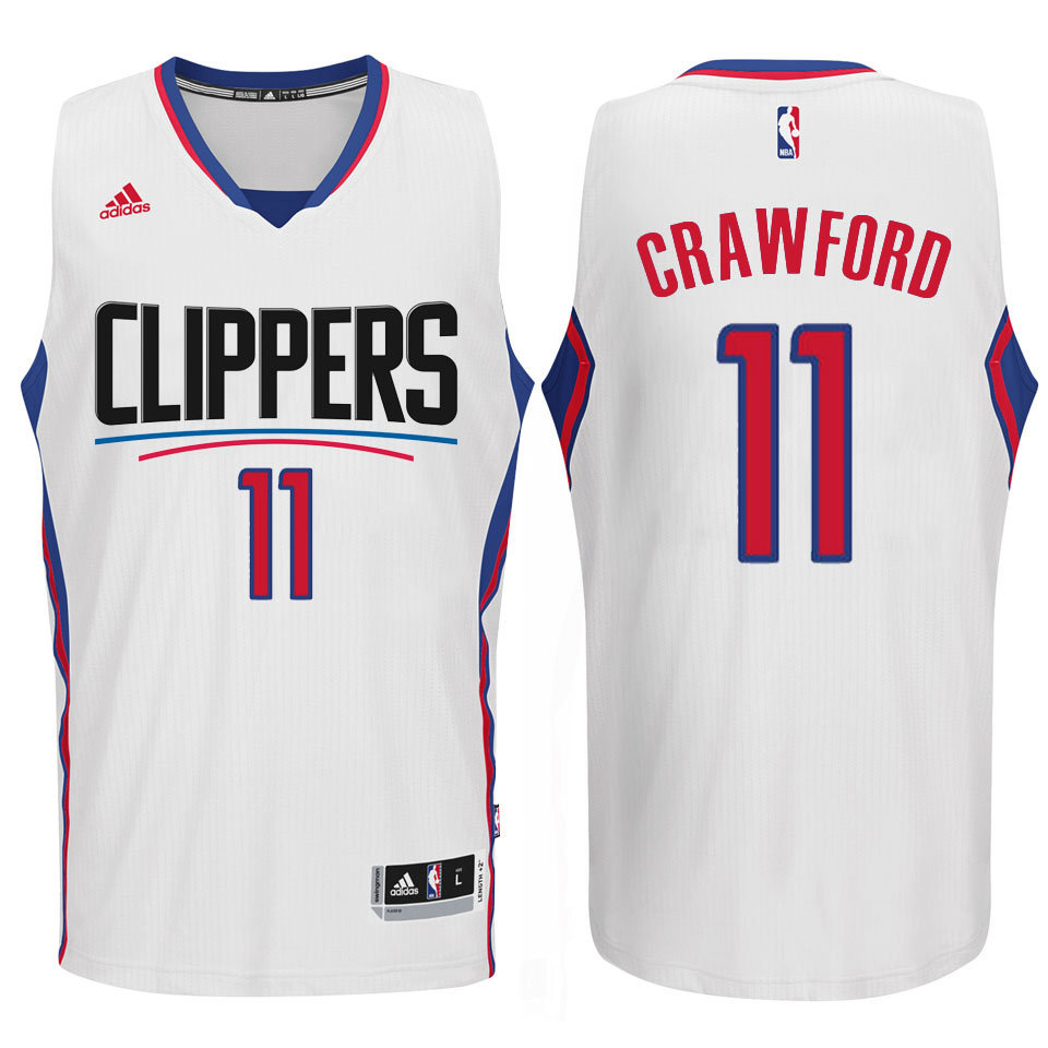 Los Angeles Clippers 2015 New Season Logo #11 Jamal Crawford Swingman White Jersey Los Angeles Clippers 2015 New Season Logo #11 Jamal Crawford Swingman White Jersey