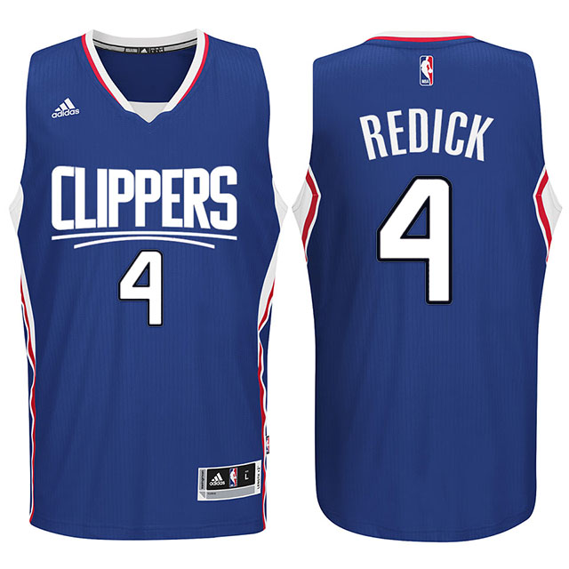 Los Angeles Clippers 2015 New Season Logo #4 JJ Redick Swingman Blue Jersey Los Angeles Clippers 2015 New Season Logo #4 JJ Redick Swingman Blue Jersey