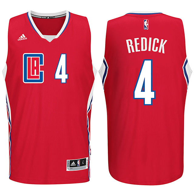 Los Angeles Clippers 2015-16 New Season Logo #4 JJ Redick Swingman Red Jersey Los Angeles Clippers 2015-16 New Season Logo #4 JJ Redick Swingman Red Jersey