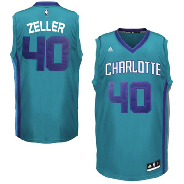 Cody Zeller Charlotte Hornets #40 2014-15 New Swingman Swingman Alternate Teal Jersey