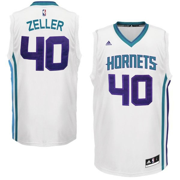 Cody Zeller Charlotte Hornets #40 2014-15 New Swingman Swingman Home White Jersey