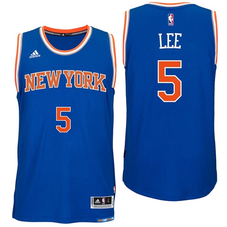 Courtney Lee New York Knicks #5 New Swingman Blue Road Jersey