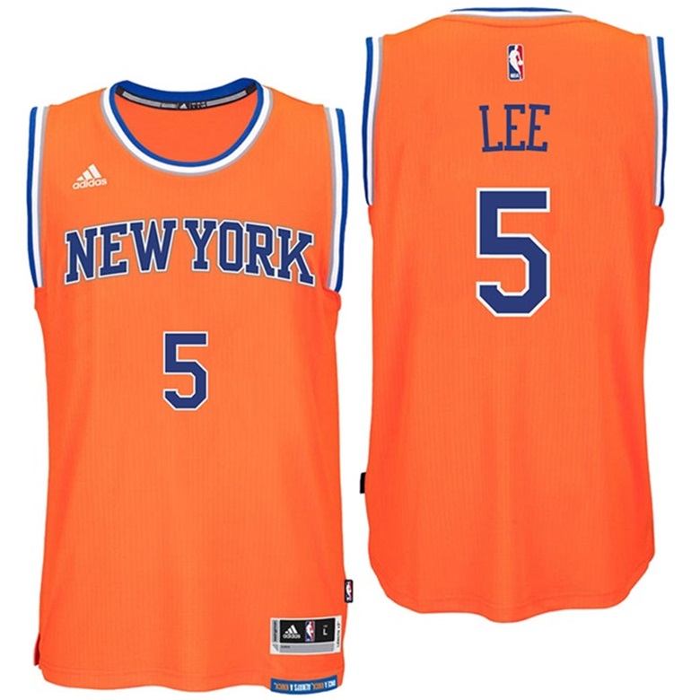 Courtney Lee New York Knicks #5 New Swingman Orange Alternate Jersey Courtney Lee New York Knicks #5 New Swingman Orange Alternate Jersey