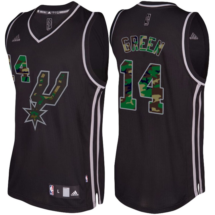 Danny Green San Antonio Spurs #14 Black Camo Fashio Swingman Jersey Danny Green San Antonio Spurs #14 Black Camo Fashio Swingman Jersey