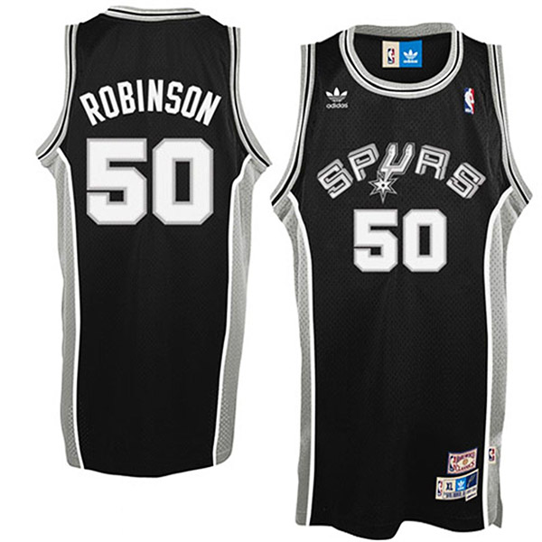 David Robinson San Antonio Spurs #50 Soul Swingman Black Jersey