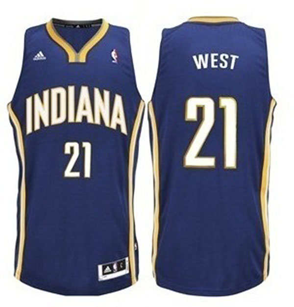 David West Indiana Pacers #21 Revolution 30 Swingan Blue Jersey David West Indiana Pacers #21 Revolution 30 Swingan Blue Jersey