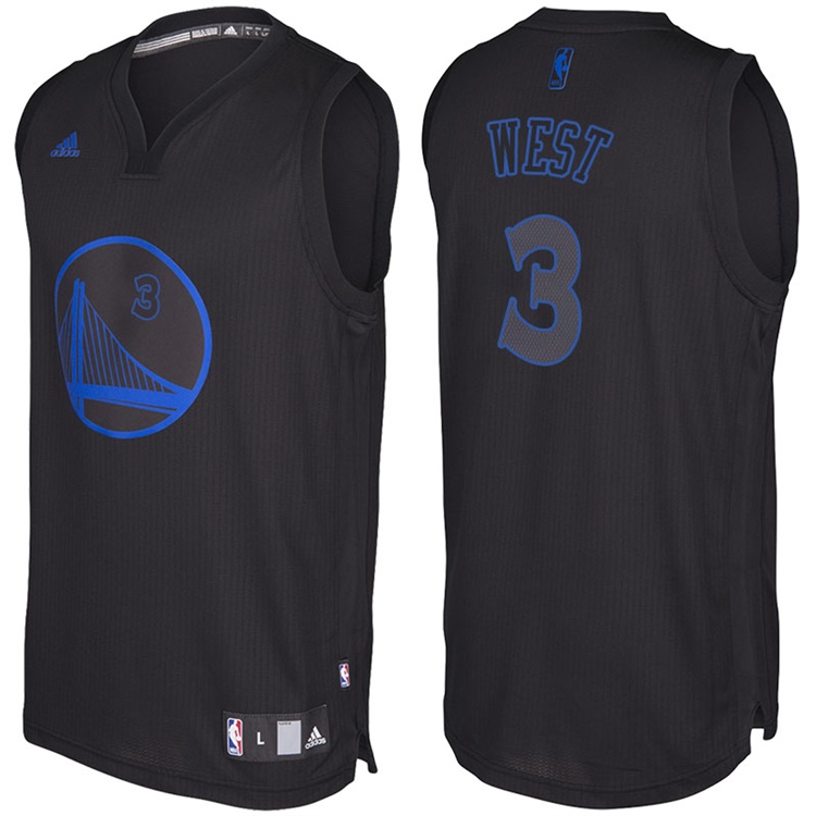 David West Golden State Warriors #3 Fashion Swingman Jersey