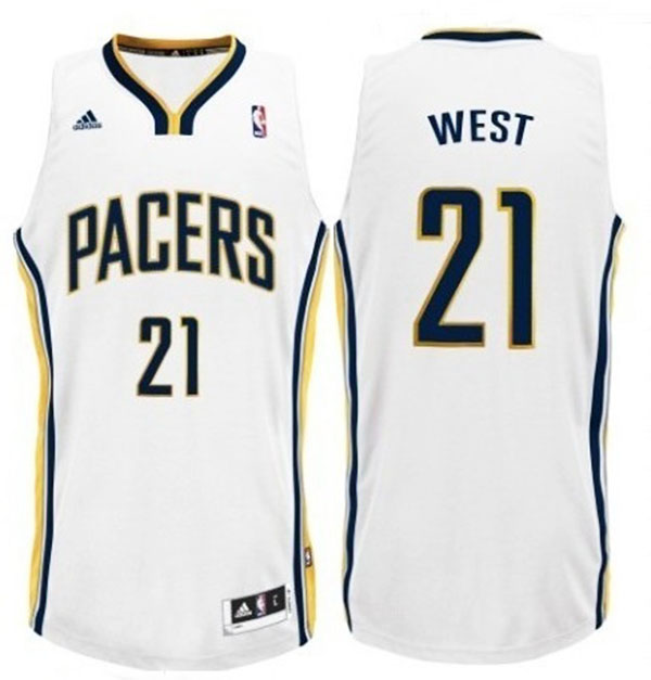 David West Indiana Pacers #21 Revolution 30 White Swingman Jersey David West Indiana Pacers #21 Revolution 30 White Swingman Jersey