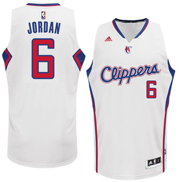 DeAndre Jordan Los Angeles Clippers #6 2014-2015 New Swingman Home White Jersey DeAndre Jordan Los Angeles Clippers #6 2014-2015 New Swingman Home White Jersey