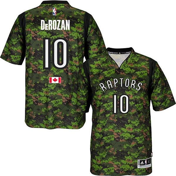 DeMar DeRozan Toronto Raptors #10 Camo 2014-15 Pride Swingman Jersey