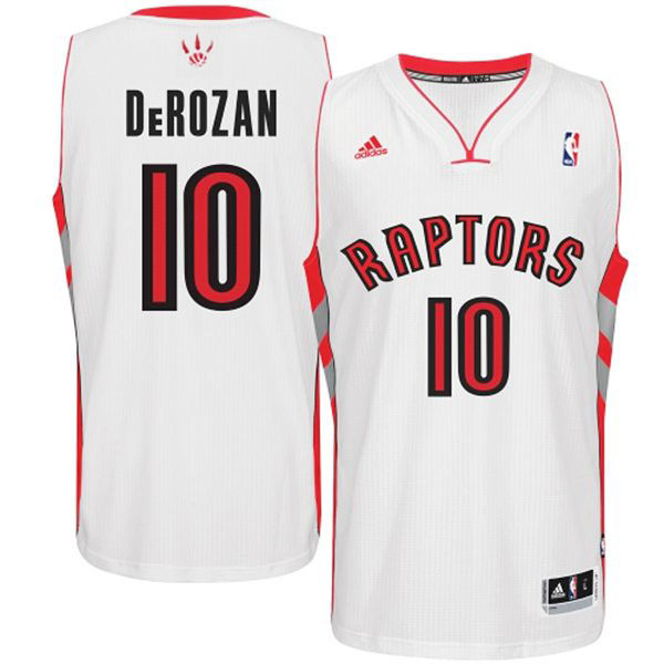 DeMar DeRozan Toronto Raptors #10 Revolution 30 Swingman Home White Jersey