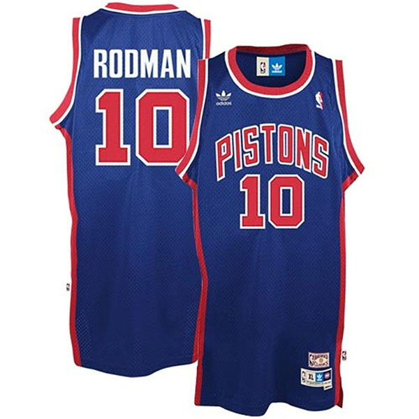 Dennis Rodman Detroit Pistons #10 Royal Blue Throwback Swingman Jersey Dennis Rodman Detroit Pistons #10 Royal Blue Throwback Swingman Jersey