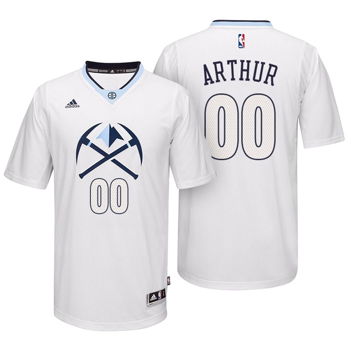 NBA Denver Nuggets #00 Darrell Arthur White 2016 Alternate Pride Swingman Jersey NBA Denver Nuggets #00 Darrell Arthur White 2016 Alternate Pride Swingman Jersey