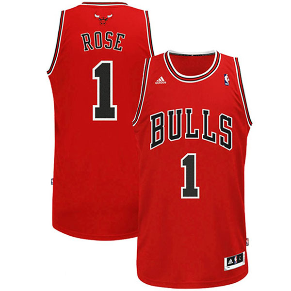 Derrick Rose Chicago Bulls #1 Revolution 30 Swingman Red Jersey