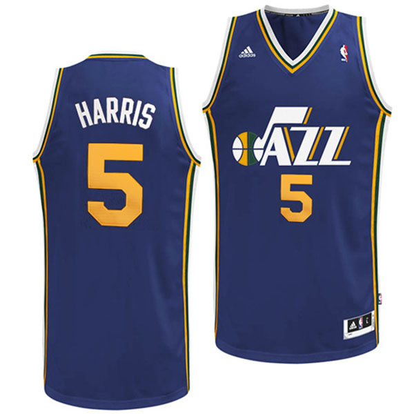 Devin Harris Utah Jazz #5 Revolution 30 Swingman Road Jersey