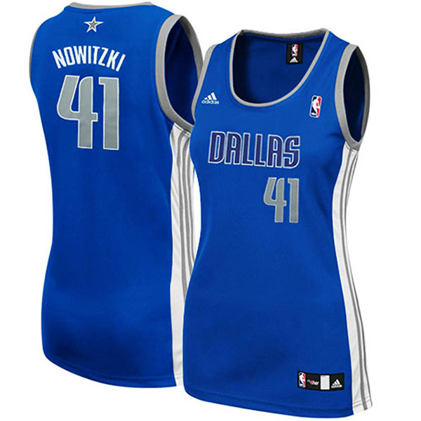 Women's Dirk Nowitzki Dallas Mavericks #41 Royal Blue Jersey Women's Dirk Nowitzki Dallas Mavericks #41 Royal Blue Jersey