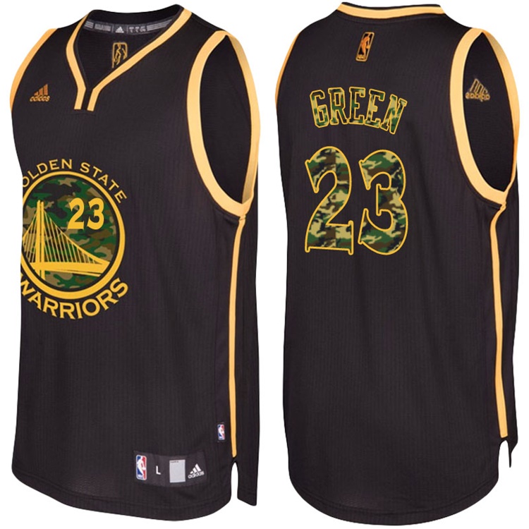 Draymond Green Golden State Warriors #23 Black Camo Fashio Swingman Jersey