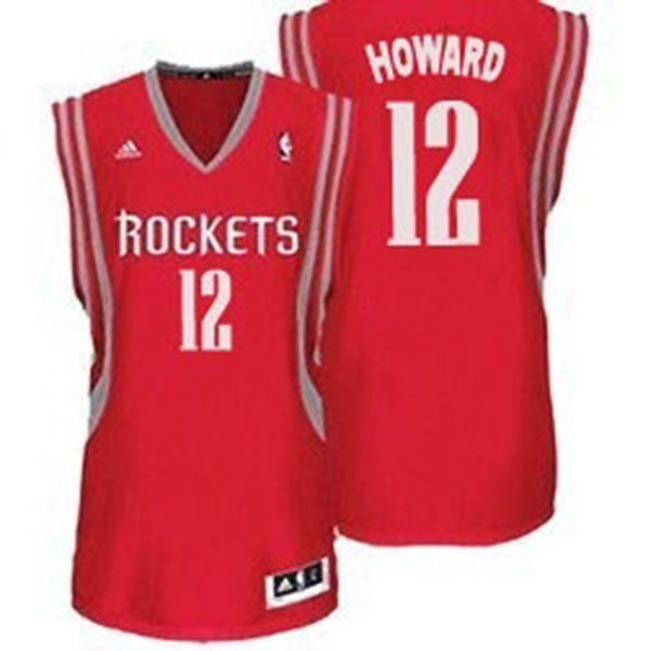 Dwight Howard Houston Rockets #12 Revolution 30 Swingman Red Jersey
