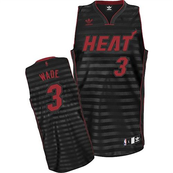 Dwyane Wade Miami Heat #3 Groove Fashion Swingman Jersey With 2023 NBA finals patch 