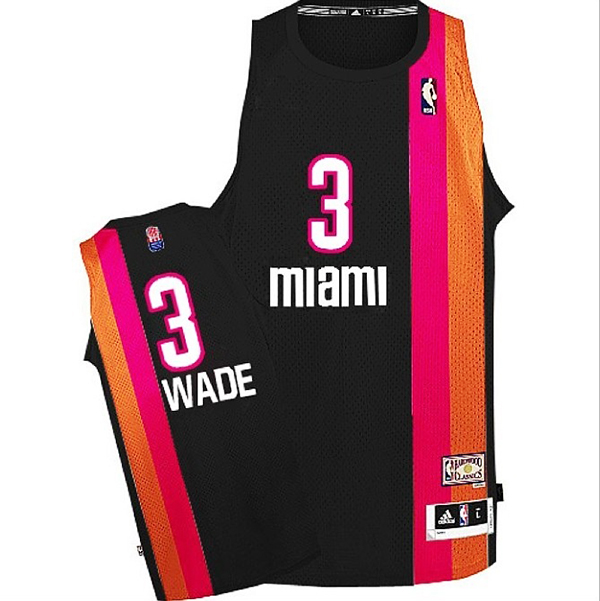 Dwyane Wade Miami Floridians #3 ABA Hardwood Classics Black Swingman Jersey Dwyane Wade Miami Floridians #3 ABA Hardwood Classics Black Swingman Jersey