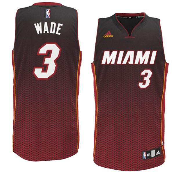Dwyane Wade Miami Heat #3 New Resonate Fashion Swingman Jersey With 2023 NBA finals patch 