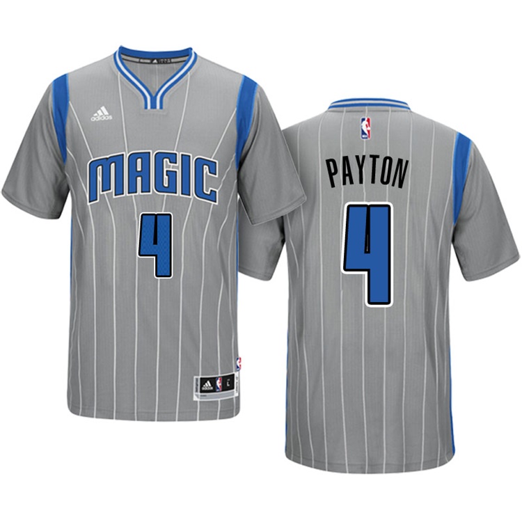 Elfrid Payton Orlando Magic #4 Gray Pride Short Sleeved Swingman Jersey