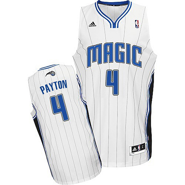 Elfrid Payton NBA Orlando Magic #4 Home White Swingman Jersey