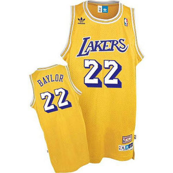 Elgin Baylor Los Angeles Lakers #22 Soul Swingman Gold Jersey Elgin Baylor Los Angeles Lakers #22 Soul Swingman Gold Jersey